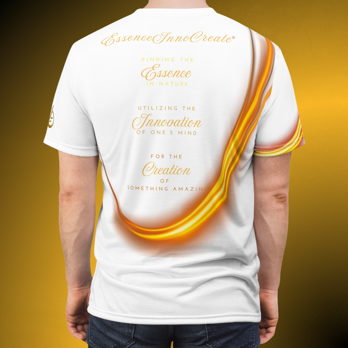 Trendsetter Flame Tee VI – White Luxury Streetwear Tee