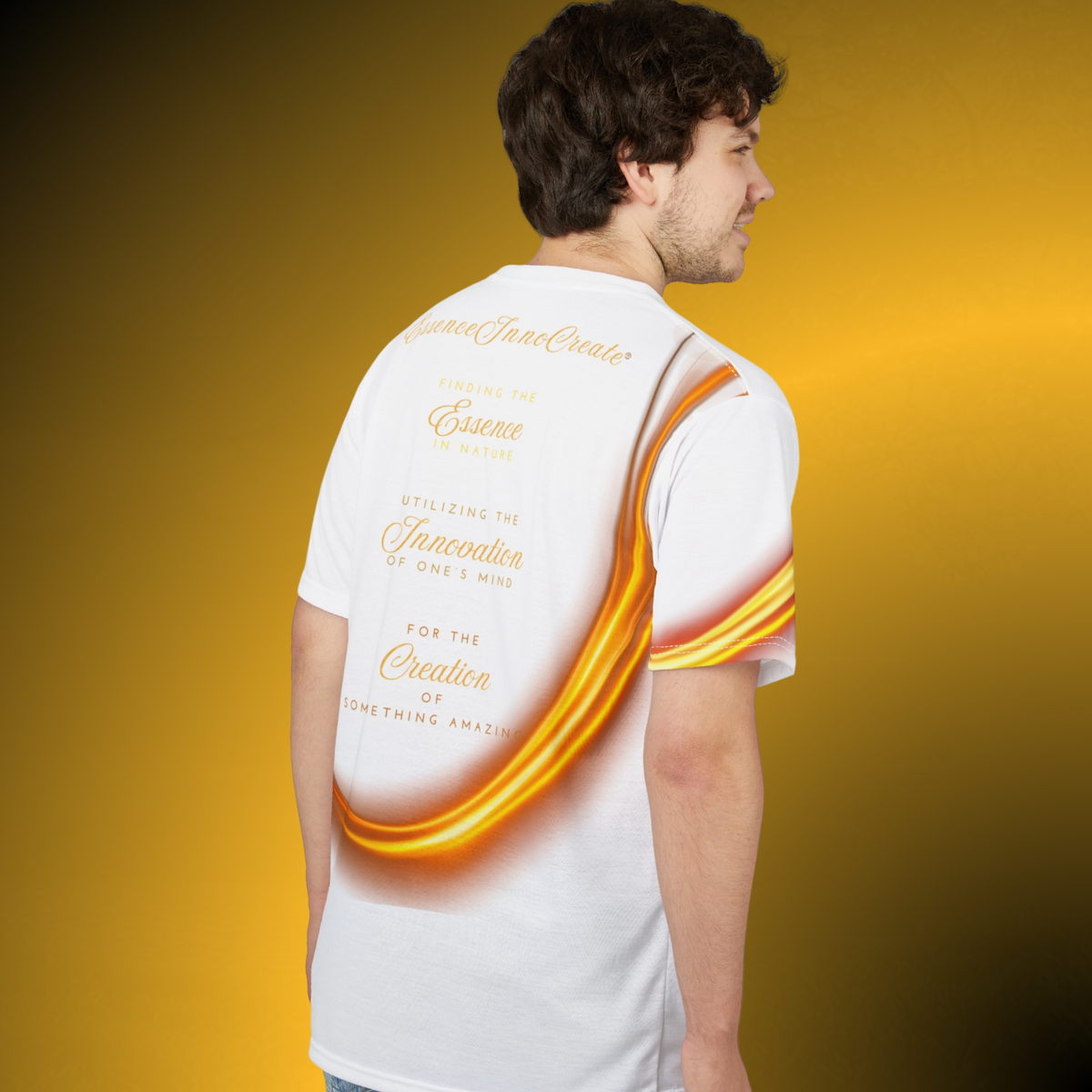 Trendsetter Flame Tee VI – White Luxury Streetwear Tee