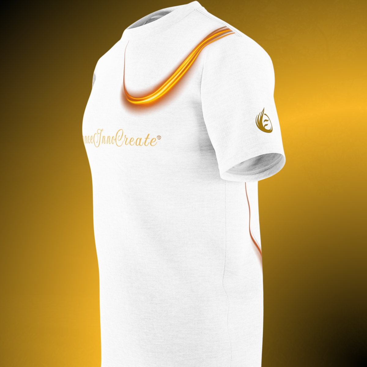 Trendsetter Flame Tee VI – White Luxury Streetwear Tee