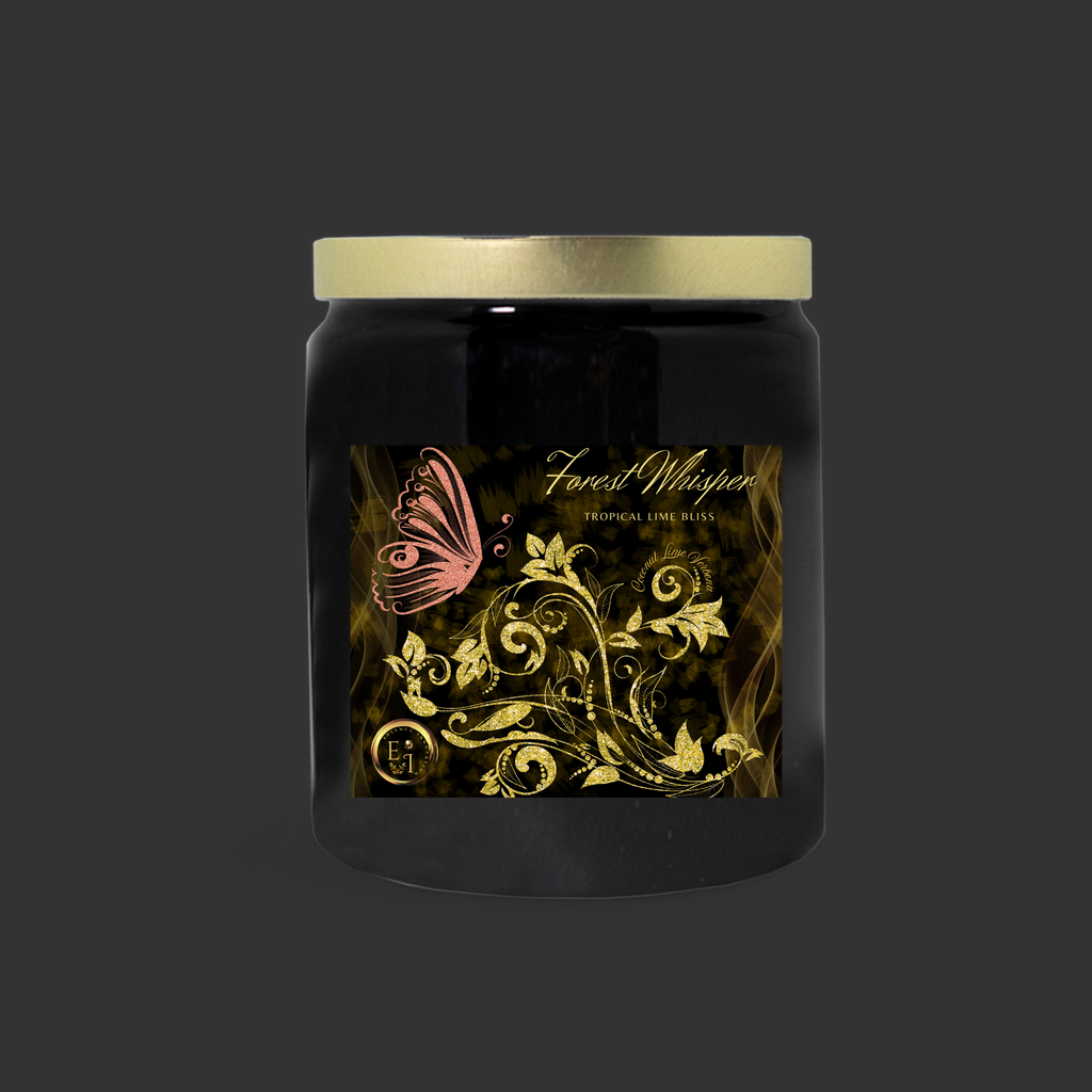 Forest Whisper Tropical Lime | Coconut Lime Verbena | Ceramic Candle