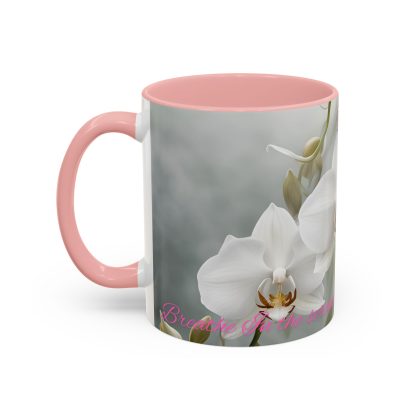 Accent Coffee Mug | Ghost Orchids | 5 Colors | 11 and 15 oz - Image 22