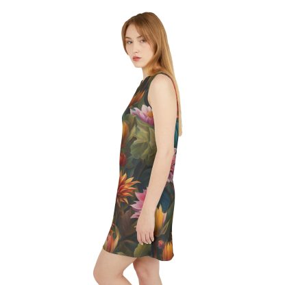 Twilight Blooms A-Line Dress | A-line Sleeveless Dress | EI Apparel - Image 6