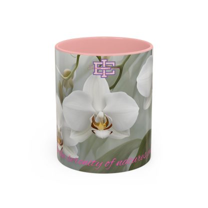 Accent Coffee Mug | Ghost Orchids | 5 Colors | 11 and 15 oz - Image 20