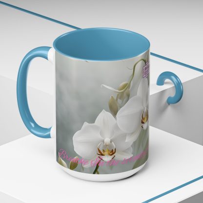 Accent Coffee Mug | Ghost Orchids | 5 Colors | 11 and 15 oz - Image 60