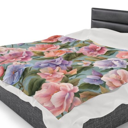 Floral Haven Plush Blanket | EI Home Decor - Image 7