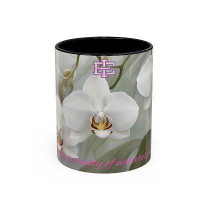 Accent Coffee Mug | Ghost Orchids | 5 Colors | 11 and 15 oz - Image 8