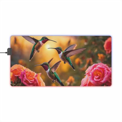 Hummingbird Paradise Mouse Pad | LED Gaming Pad | 4 Sizes - Image 16