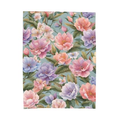 Floral Haven Plush Blanket | EI Home Decor - Image 2