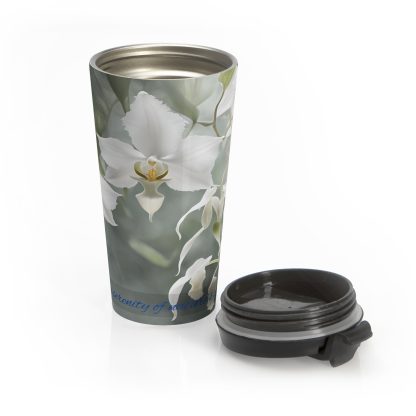 Stainless Steel Travel Mug | Ghost Orchids | EI Essentials - Image 5