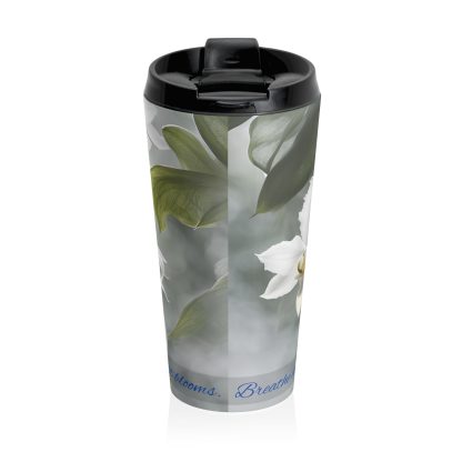 Stainless Steel Travel Mug | Ghost Orchids | EI Essentials - Image 2