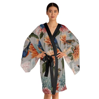 Serenity Garden Kimono Robe | EI Fashion Apparel - Image 2