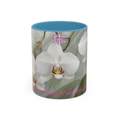 Accent Coffee Mug | Ghost Orchids | 5 Colors | 11 and 15 oz - Image 50