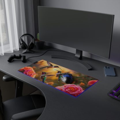 Hummingbird Paradise Mouse Pad | LED Gaming Pad | 4 Sizes - Image 14