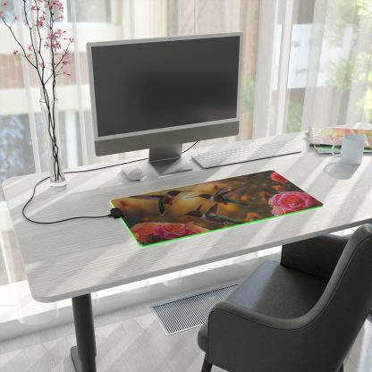 Hummingbird Paradise Mouse Pad | LED Gaming Pad | 4 Sizes - Image 8