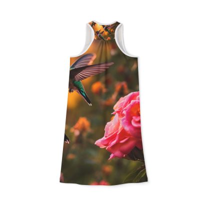 Hummingbird-Rose Racerback Dress | EI Fashion Apparel - Image 2