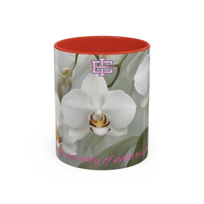 Accent Coffee Mug | Ghost Orchids | 5 Colors | 11 and 15 oz - Image 2