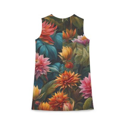 Twilight Blooms A-Line Dress | A-line Sleeveless Dress | EI Apparel - Image 3