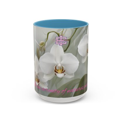 Accent Coffee Mug | Ghost Orchids | 5 Colors | 11 and 15 oz - Image 56