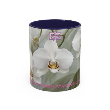 Accent Coffee Mug | Ghost Orchids | 5 Colors | 11 and 15 oz - Image 14