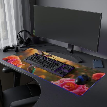 Hummingbird Paradise Mouse Pad | LED Gaming Pad | 4 Sizes - Image 7