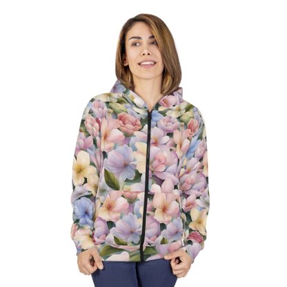 Blossom Breeze Zip Hoodie | Unisex | EI Fashion Apparel - Image 5