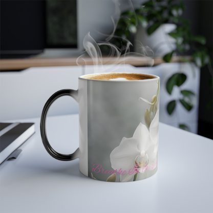 Heat Reactive Coffee Mug | Ghost Orchid Collection | 11 oz - Image 7