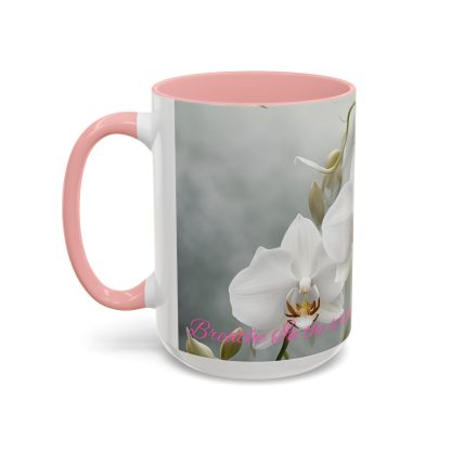 Accent Coffee Mug | Ghost Orchids | 5 Colors | 11 and 15 oz - Image 40