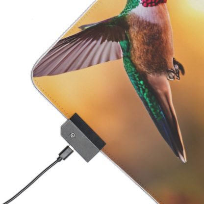 Hummingbird Paradise Mouse Pad | LED Gaming Pad | 4 Sizes - Image 4