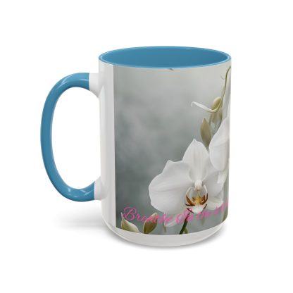 Accent Coffee Mug | Ghost Orchids | 5 Colors | 11 and 15 oz - Image 58