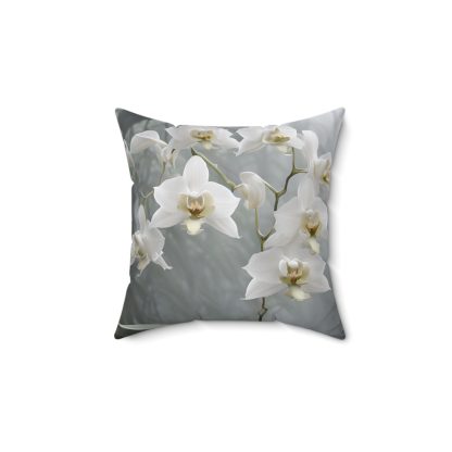 Suede Throw Pillow | Ghost Orchid | 14”x14” EI Essentials - Image 2