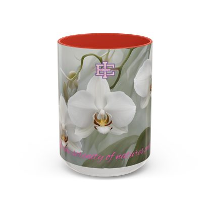 Accent Coffee Mug | Ghost Orchids | 5 Colors | 11 and 15 oz - Image 44