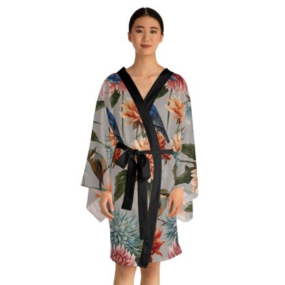 Serenity Garden Kimono Robe | EI Fashion Apparel - Image 4