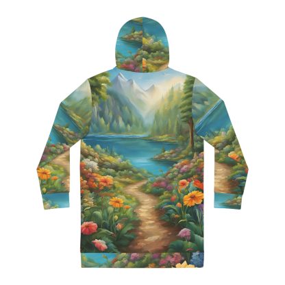 Tranquil Pathway Hoodie Dress | EI Fashion Apparel - Image 3