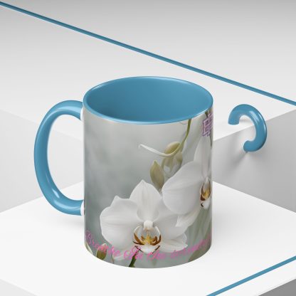 Accent Coffee Mug | Ghost Orchids | 5 Colors | 11 and 15 oz - Image 54