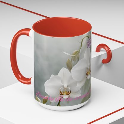 Accent Coffee Mug | Ghost Orchids | 5 Colors | 11 and 15 oz - Image 48