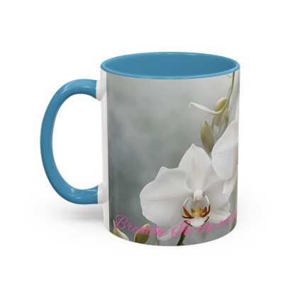 Accent Coffee Mug | Ghost Orchids | 5 Colors | 11 and 15 oz - Image 52