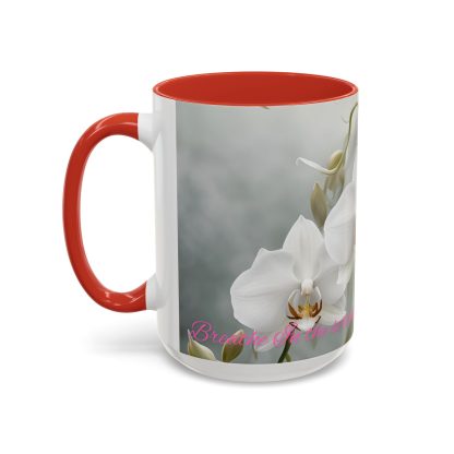 Accent Coffee Mug | Ghost Orchids | 5 Colors | 11 and 15 oz - Image 46