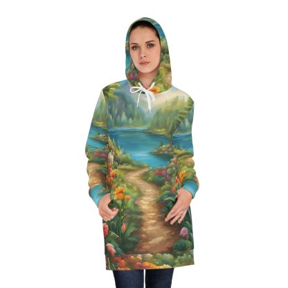 Tranquil Pathway Hoodie Dress | EI Fashion Apparel - Image 4