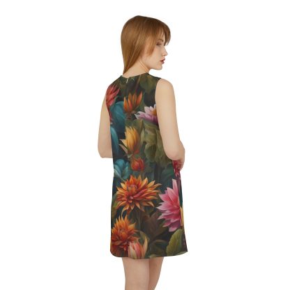 Twilight Blooms A-Line Dress | A-line Sleeveless Dress | EI Apparel - Image 5