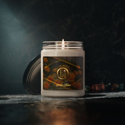 YRC | Golden Flame | Peppered Passionfruit | Scented Soy Candle | 9oz - Image 5