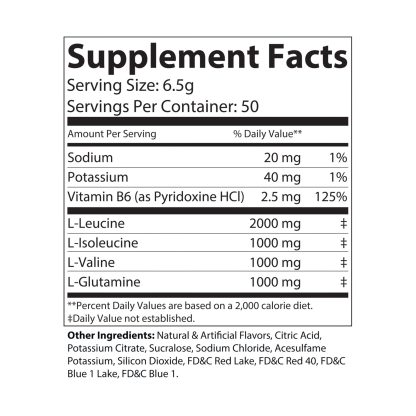 BCAA Supplement Grape Flavor | 325g (11.46oz), 50 Servings - Image 7