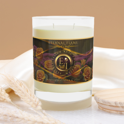 Eternal Flame | Essence Yellow Rose Signature | Minted Lavender and Sage | 11oz