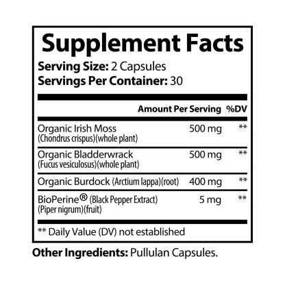 Sea Moss Supplement | 60 Capsules - Image 7