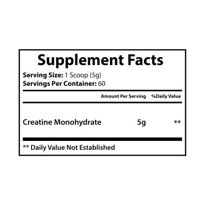 Creatine Monohydrate Supplement | 300g (10.58oz) - Image 7