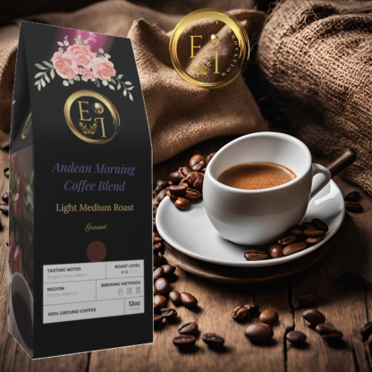 Andean Morning Coffee Blend | Light-Medium Roast | Ground - Image 9