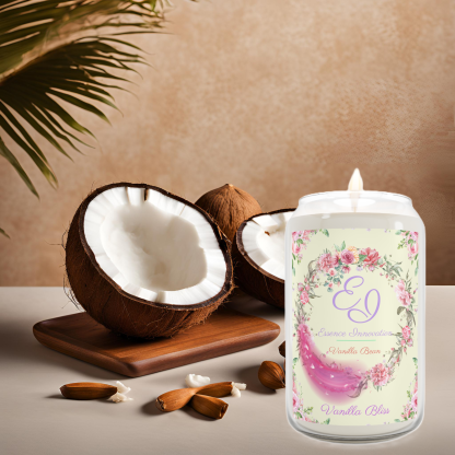 Vanilla Bliss Candle | Vanilla Bean | 13.75oz - Image 6