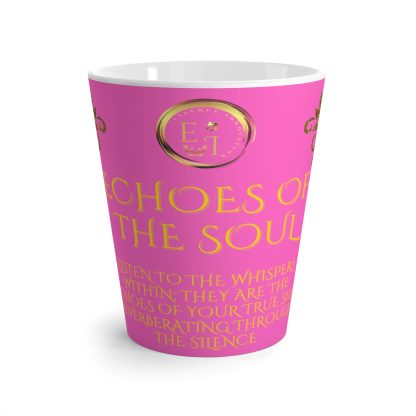 Echoes Her Pink Latte | 12oz Latte Mug | Sips of Serenity - Image 5