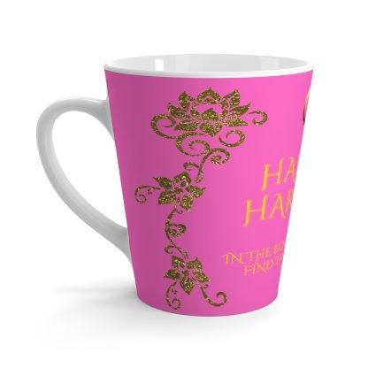 Harvest Her Pink Latte | 12oz Latte Mug | Sips of Serenity - Image 4