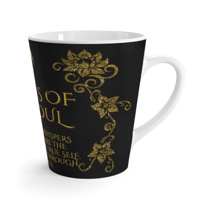 Echoes Her Black Latte | 12oz Latte Mug | Sips of Serenity - Image 6