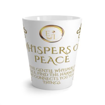 Whispers Her White Latte | 12oz Latte Mug | Sips of Serenity - Image 5